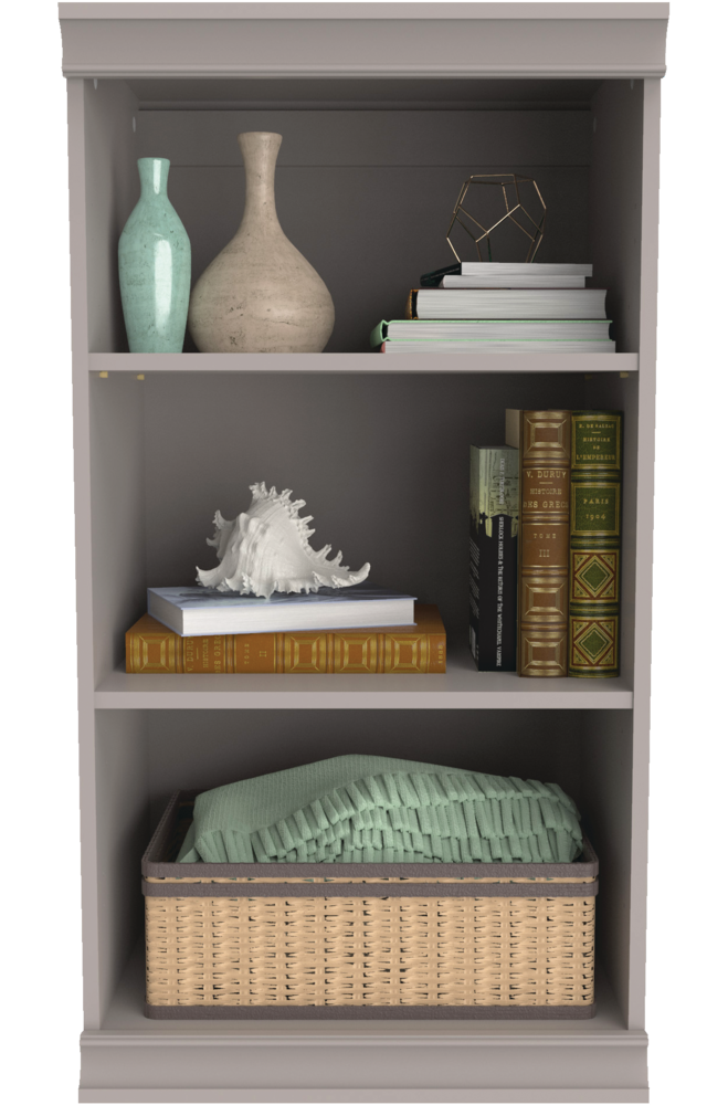 Modular Stackable Closet Storage Shelf Unit, Taupe