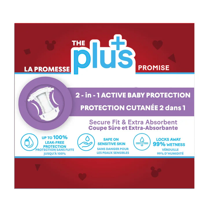Huggies Little Movers Plus Diapers, Sizes 3 - 7