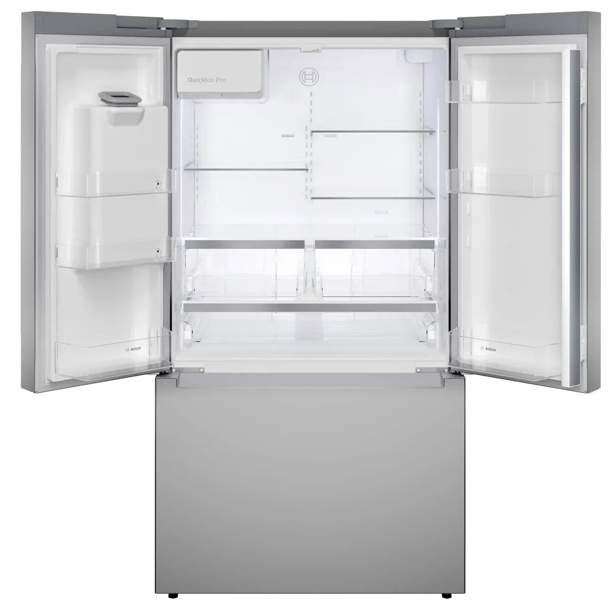 33 in. 18 cu ft. Stainless Steel Counter Depth French Door Refrigerator with Frost Free Design