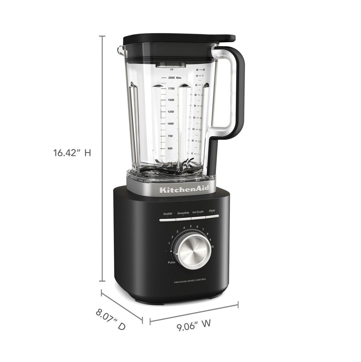 10-Speed Matte Black Pure Power Blender