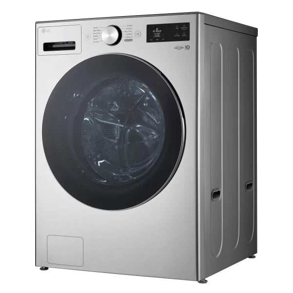 LG 27 in. 5.8 cu ft. Graphite Steel Front Load Washer with AI DD and TurboWash