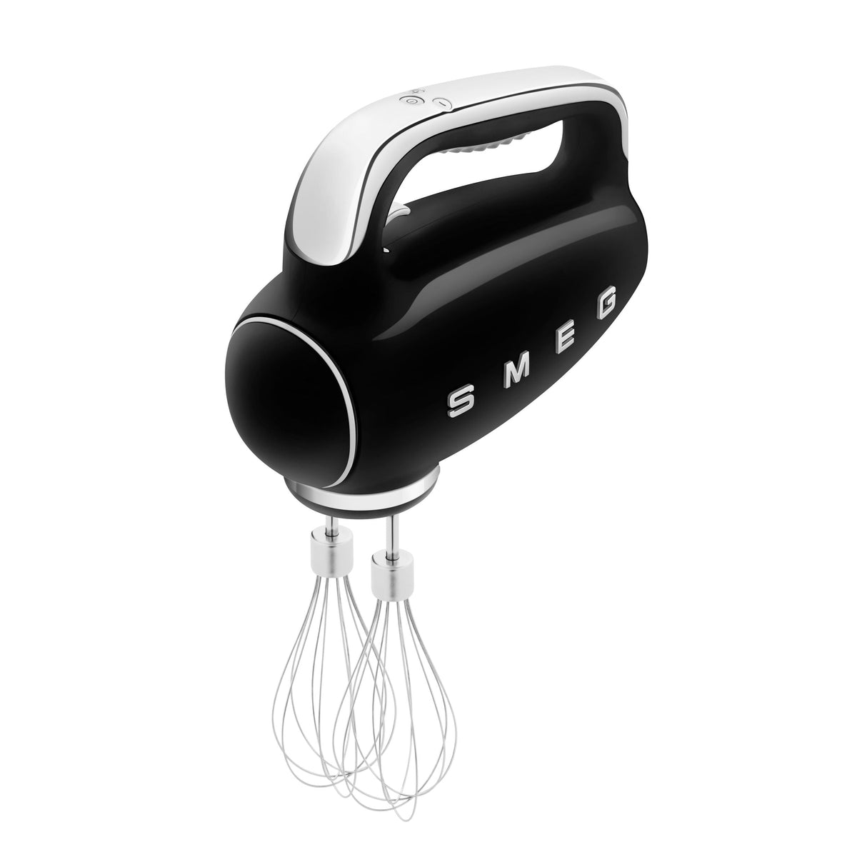 50s Retro Style Electric 9-Speed Hand Mixer with Dough Hook & Whisk