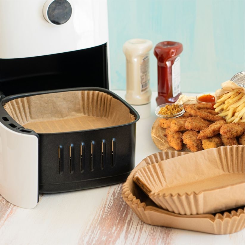 Rectangular Air Fryer Liner, 50-PC