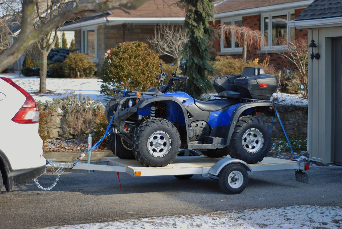Galvanized Kit Trailer, 4-ft x 8-ft