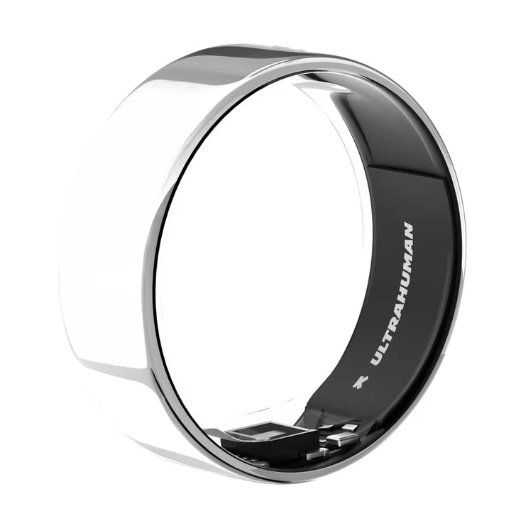 Ultrahuman Ring AIR with 2 Year Ultrahuman X Membership Bundle, Space Silver