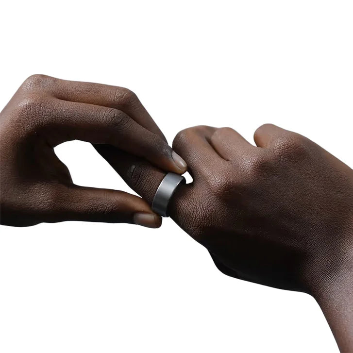 Ultrahuman Ring AIR with 2 Year Ultrahuman X Membership Bundle, Space Silver