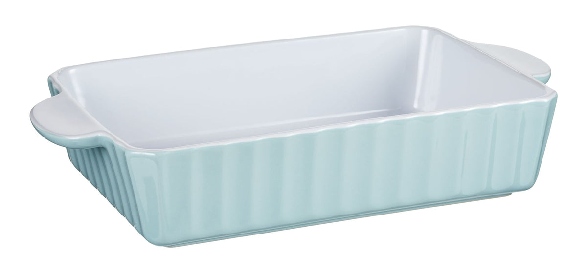 Medium Rectangular Ceramic Baking Dish, Blue
