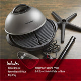 George Foreman Silver 12 Servings Upto 15 Electric Grill