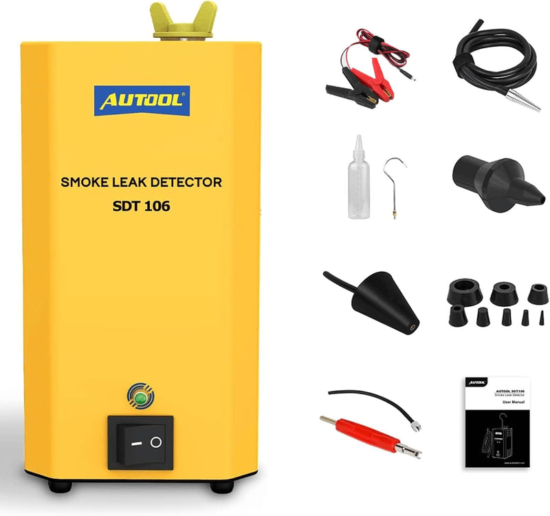 Smoke Machine Automotive Leak Detector,Evap Vacuum Smoke Diagnostic Tester,Pipeline Fuel Leakage Detector Compatible with 12V Vehicles K9688
