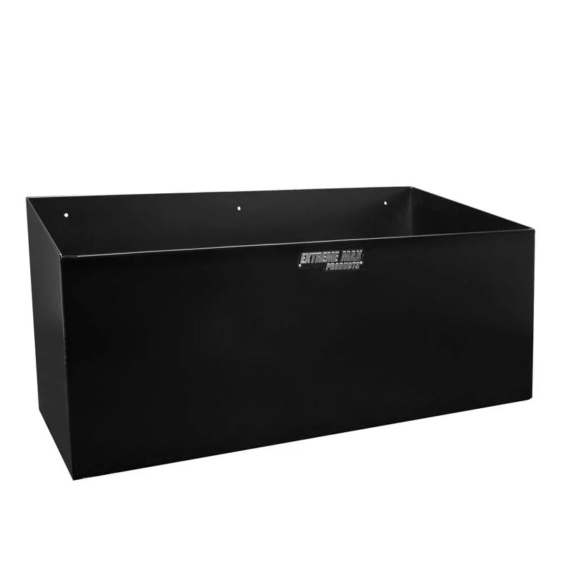 Extreme Max Dual Fuel Jug Holder -- Aluminum Design for Two 5 Gallon Jugs, Black Storage Organizer for Trailers & Garages K4035