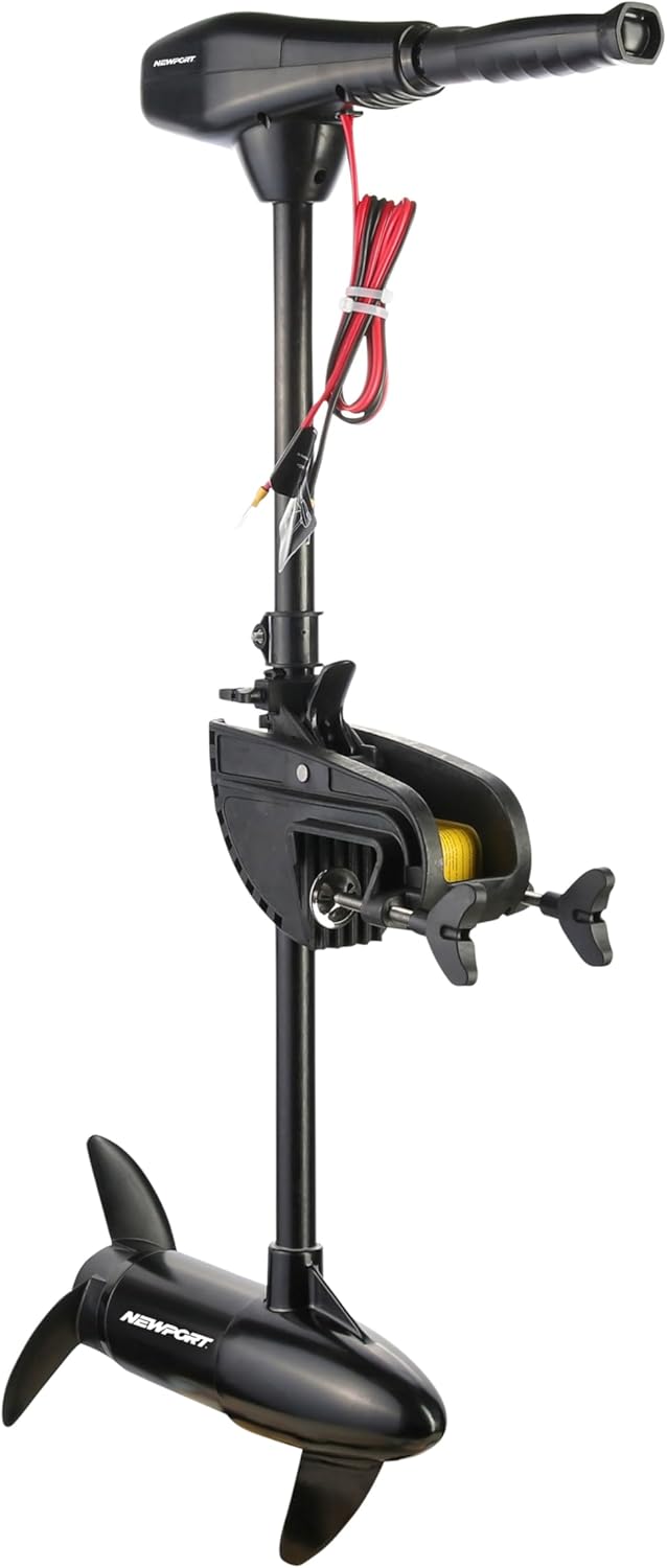 Series 46lb Thrust Saltwater Transom Mounted Trolling Electric Trolling Motor w/ LED Battery Indicator & 30" Shaft G8471