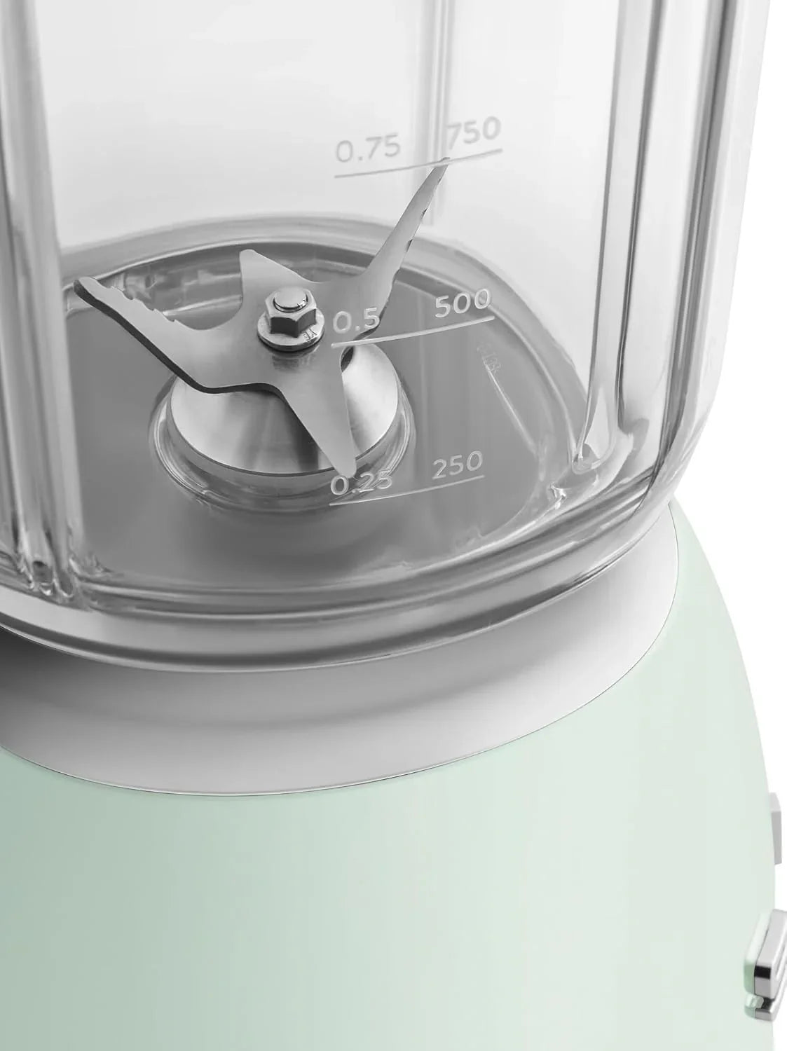 Backwash-style blender - 600-watt countertop blender, equipped with a 48-ounce BPA-free capacity container, featuring 3 speed modes and pulse function, ice crushing function and juice blending function - adopts the 50th anniversary design style - gen