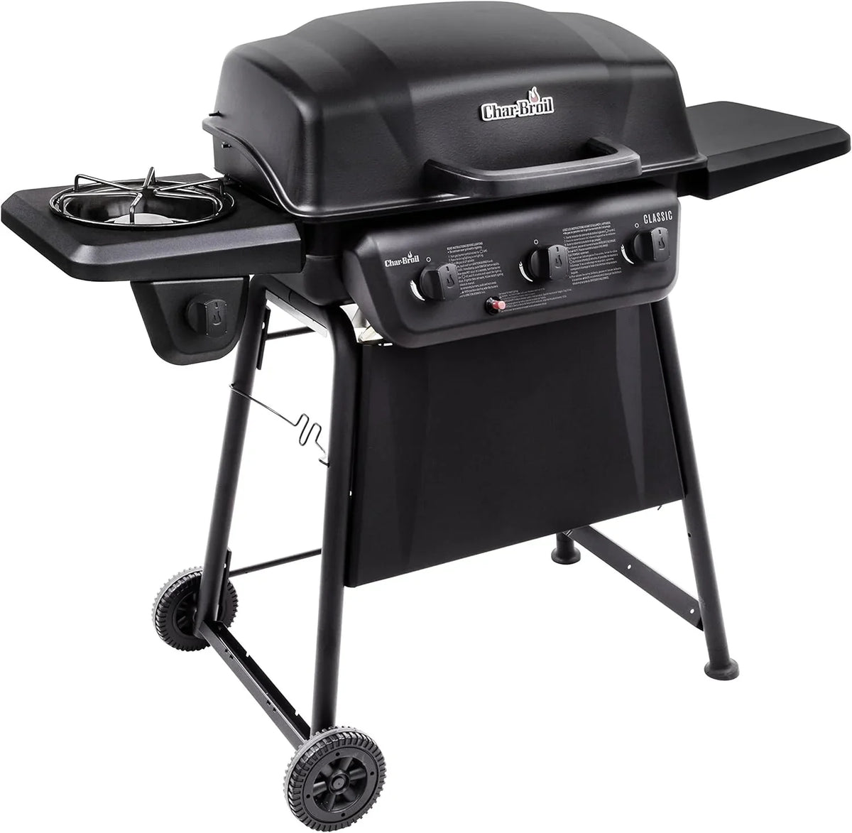 Convective 3-Burner with Side Burner Propane Gas Stainless Steel Grill