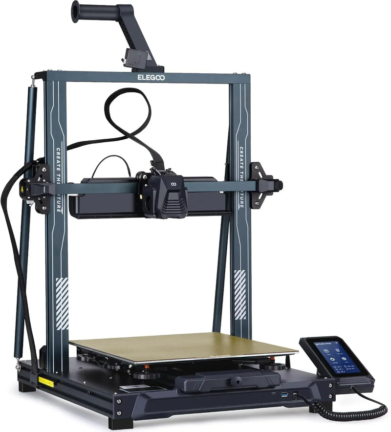 Printer with Auto Bed Leveling, Dual-Gear Direct Extruder, Dual Lead Screw Drive, Removable Capacitive Screen, 8.85x8.85x11in Large Printing Size T6709