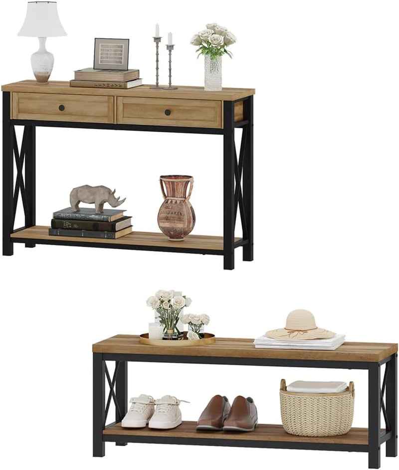Wooden furniture sets, cabinets with drawers and storage benches with shoe racks, are suitable for entrances, living rooms and bedrooms. F8479