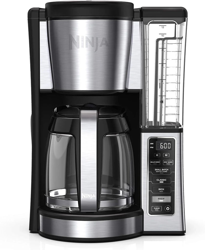 Programmable coffee machine, featuring two brewing modes, adjustable pre-heating plate and delayed brewing function U1101