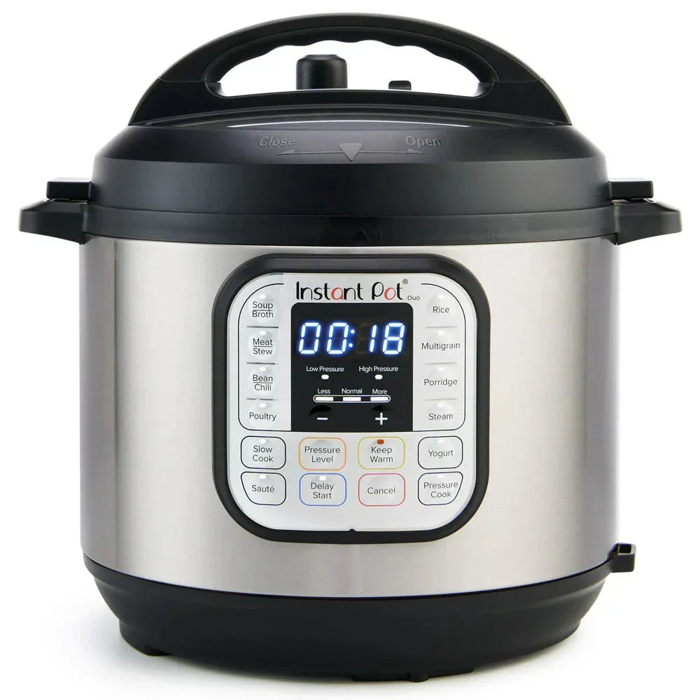 Duo 6 Qt Electric Pressure Cooker 7 In 1 with Easy Release Steam Switch