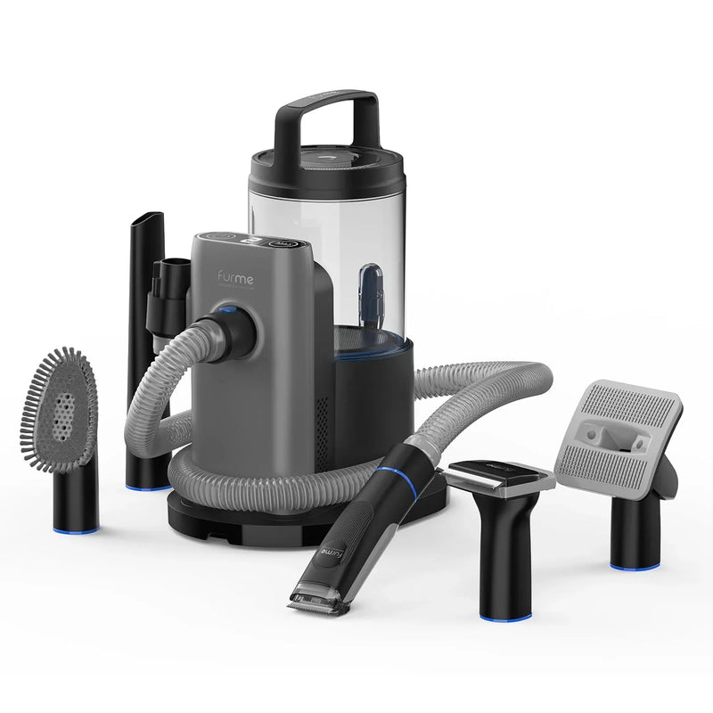Professional Plus Pet Grooming Vacuum Kit, 5 Pet Grooming Tools, 2L Canister, Works for All Dogs, Cats, and Pet Fur H2558
