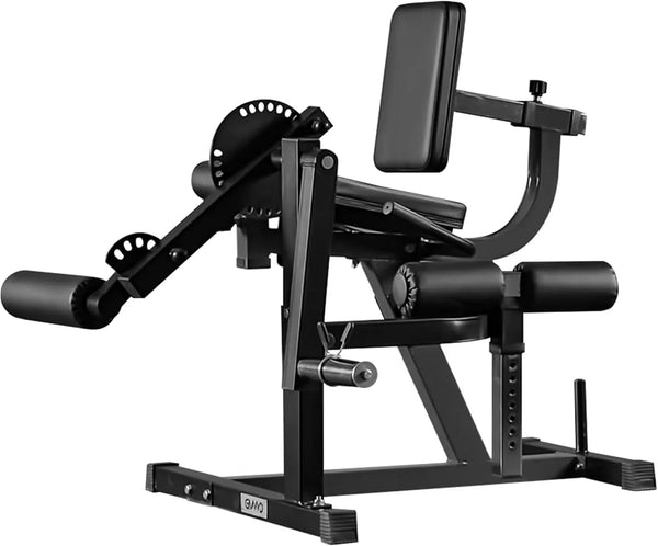 Leg Extension and Curl Machine, Lower Body Special Leg Machine, Adjustable Leg Exercise Bench with Plate Loaded, Leg Rotary Extension for Thigh, Home Gym Weight Machine L6685