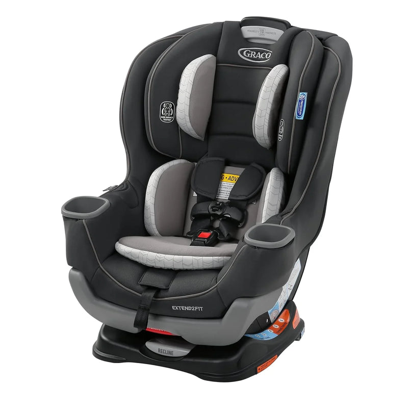 Extend2Fit Convertible Baby Car Seat, Rear and Forward Facing, Adjustable Extension Panel for Extra Legroom, Gotham Y549