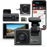 Intelligent driving recorder kit with rear camera Kober 2.5A micro USB hard wire kit