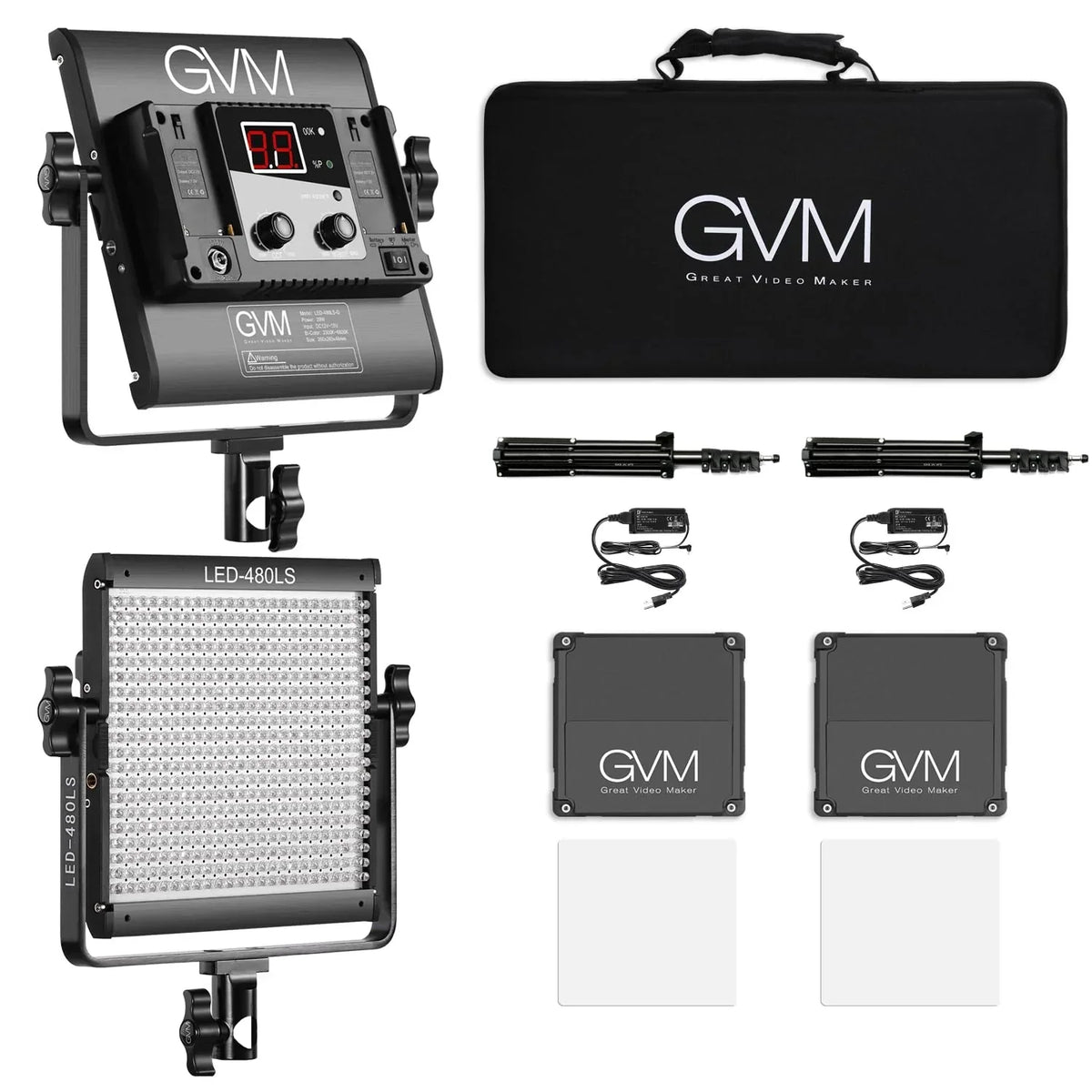 2 Pack LED Video Lighting Kits with APP Control