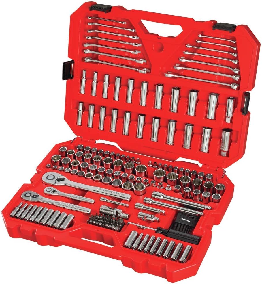 Mechanics Tool Set, 1/4 and 3/8 Inch Drive, 189 Piece (CMMT12134)