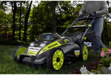 20" RY40190 40-Volt Brushless Lithium-Ion Cordless Battery Self Propelled Lawn Mower with 5.0 Ah Battery and Charger Included