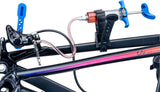 Hydraulic brake fluid discharge kit suitable for mineral oil
