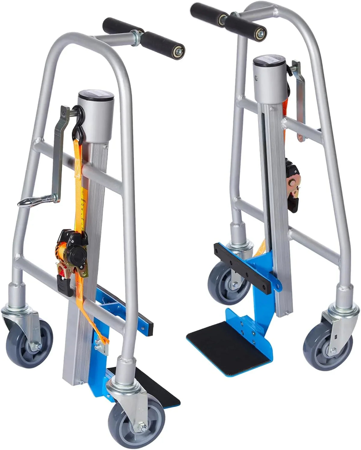 Furniture and crates handling vehicles, mechanical equipment moving carts (with a 1210-pound carrying capacity), used for safe handling of cabinets, furniture and crates