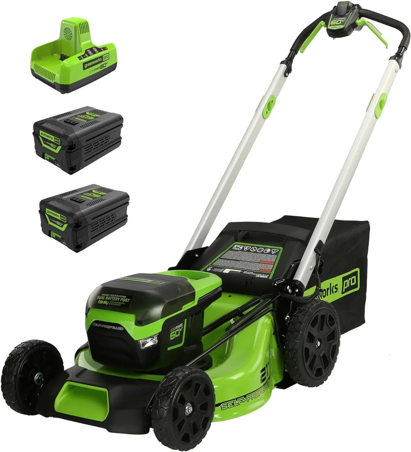 60V 21” Cordless (Self-Propelled) Lawn Mower, 2 x 4.0Ah Batteries and Dual Port Rapid Charger Z4306
