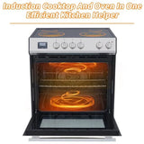 Front Control Electric Range Oven with 5 Cooktop Elements with 6 Cooking Power Options, Freestanding Oven, 5.0 cu. ft. Capacity Stainless Steel