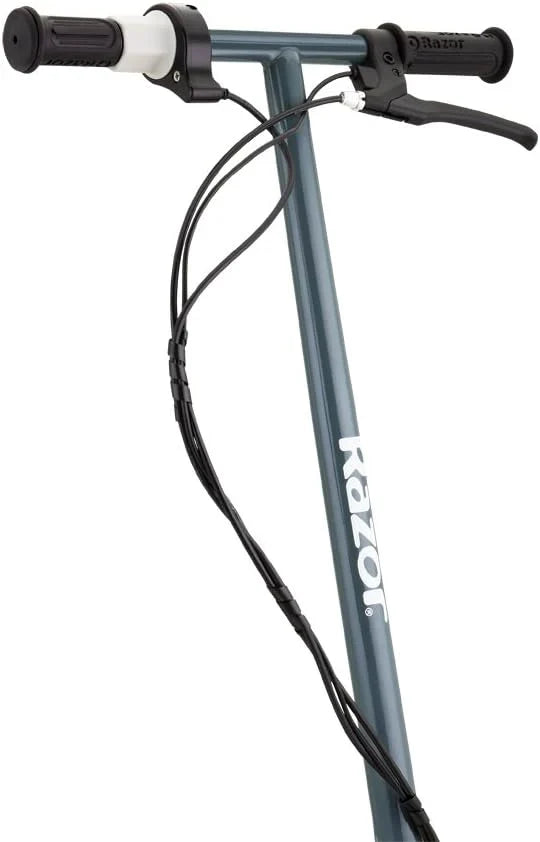 An electric scooter suitable for children over 13 years old - 9-inch inflatable tires, detachable seat, maximum speed of 15 miles per hour, maximum riding time of up to 40 minutes, suitable for users weighing no more than 220 pounds.
