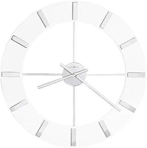 Wall-mounted clock II 549-476 - 30-inch ultra-large size with glossy white surface, equipped with quartz movement L8497