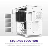 H9 Flow Dual-Chamber ATX Mid-Tower PC Gaming Case
