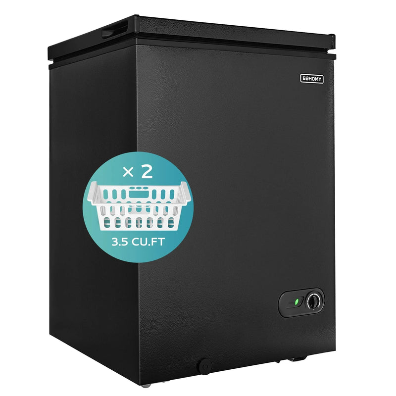 3.5 Cu.Ft Chest Freezer with Removable Basket Y9134