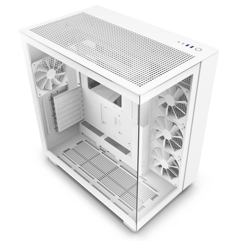 H9 Flow Dual-Chamber ATX Mid-Tower PC Gaming Case F6245