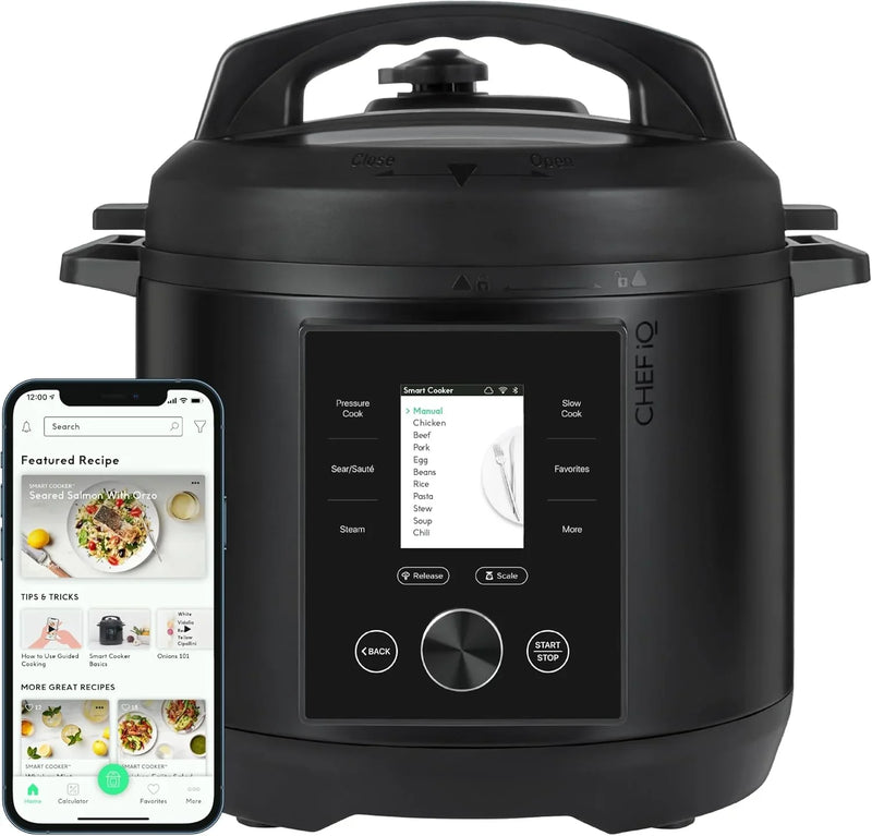 Intelligent oven and fryer combo, 11 integrated functions - countertop convection oven for baking, roasting, air frying, baking, dehydrating, 1750 watt power, 25 gallon capacity, controlled by touch screen for quick cooking - black Q631