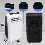 3-in-1 Portable Air Conditioner with Built-in Dehumidifier Function,Fan Mode, Remote Control, Complete Window Mount Exhaust Kit
