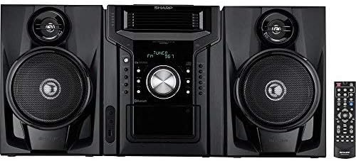 CD-BH950 240W 5-Disc Mini Shelf Speaker System with Cassette and Wireless
