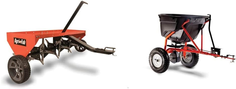 48" Tow Behind Lawn Plug Aerator with Universal Hitch; Designed to Pull Behind Lawn & Garden Tractors J4093