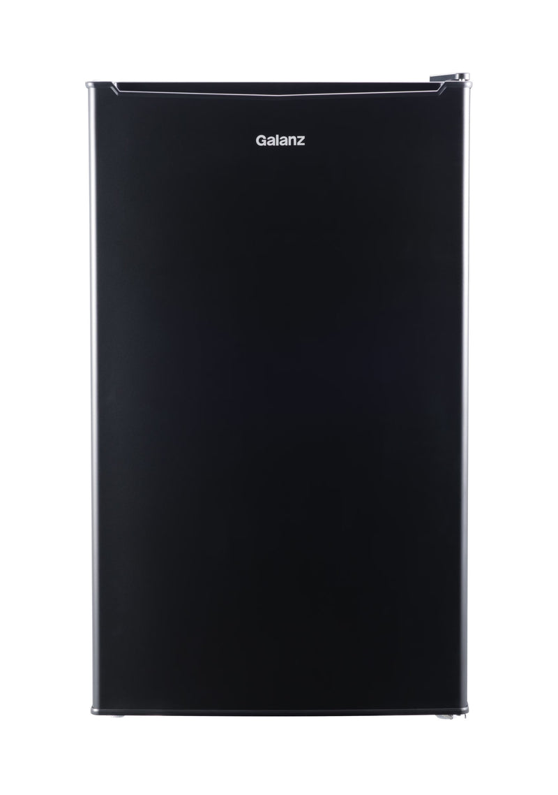 Galanz 3.3 Cu ft One Door Mini Fridge, Black Estar, New A9931