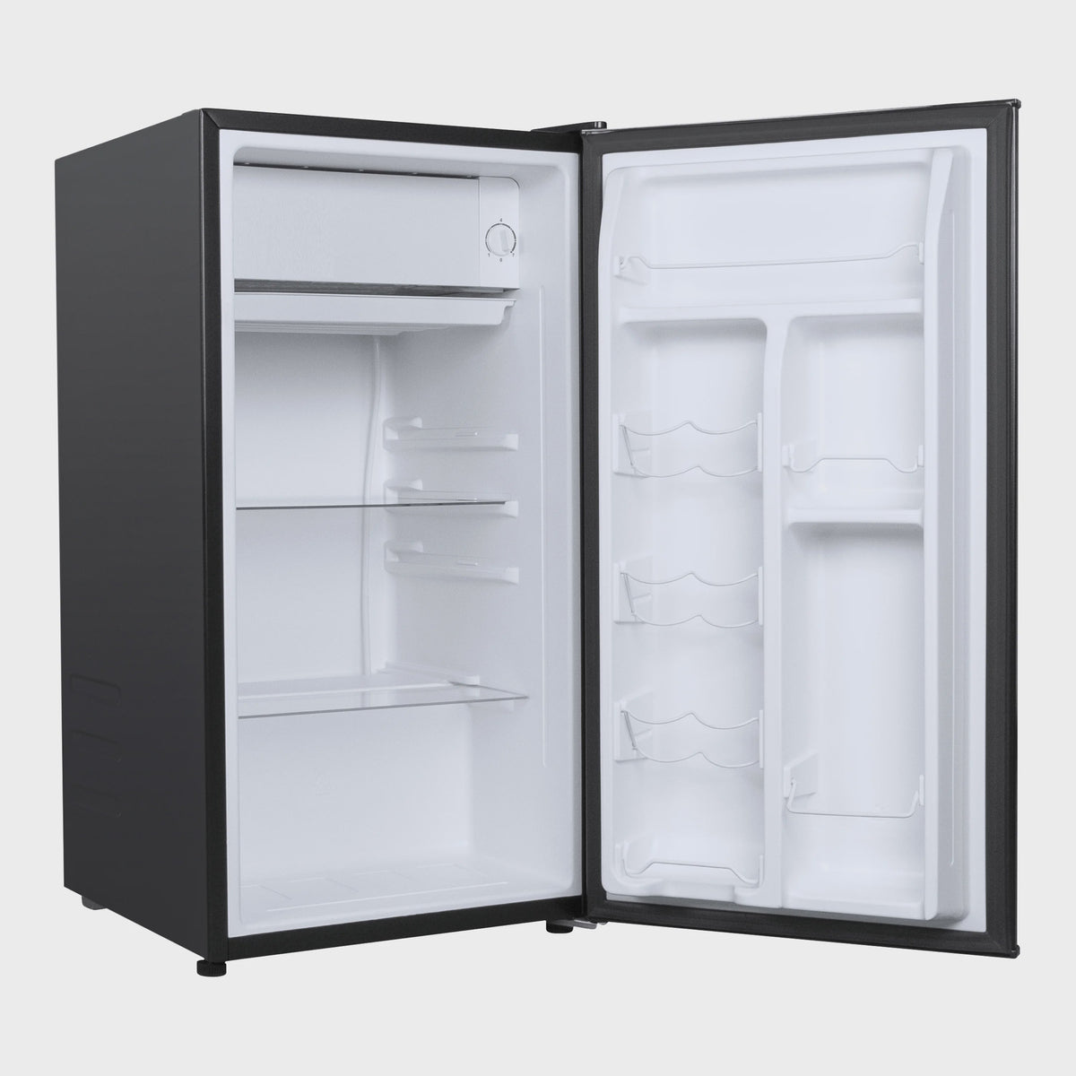 Galanz 3.3 Cu ft One Door Mini Fridge, Black Estar, New