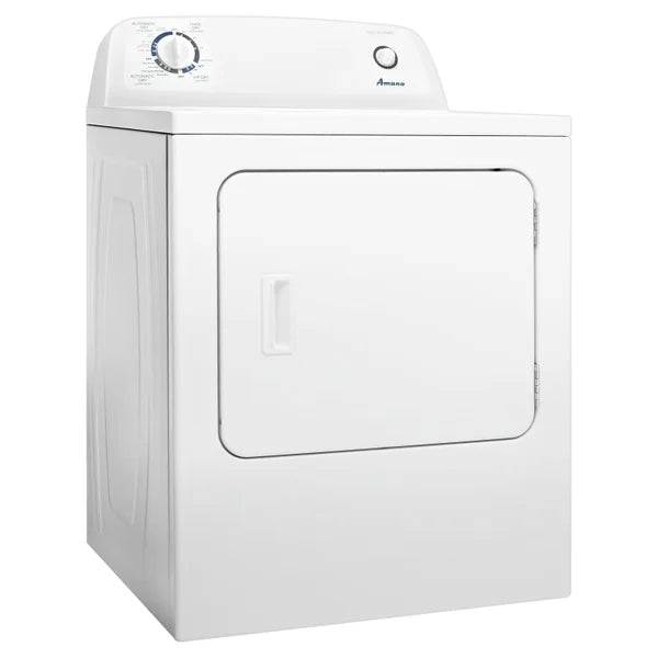 Amana 6.5 cu ft. White Electric Dryer with Automatic Dryness Control V3506