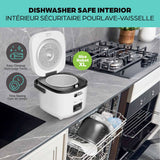 Nonstick Rice Cooker Robot, Large, 2-L Capacity