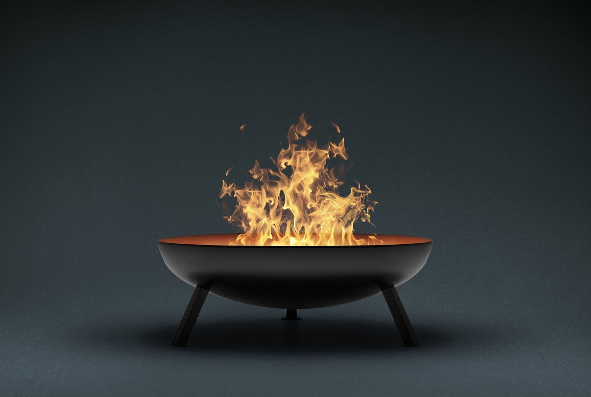 Pelee 31" Fire Pit, Black