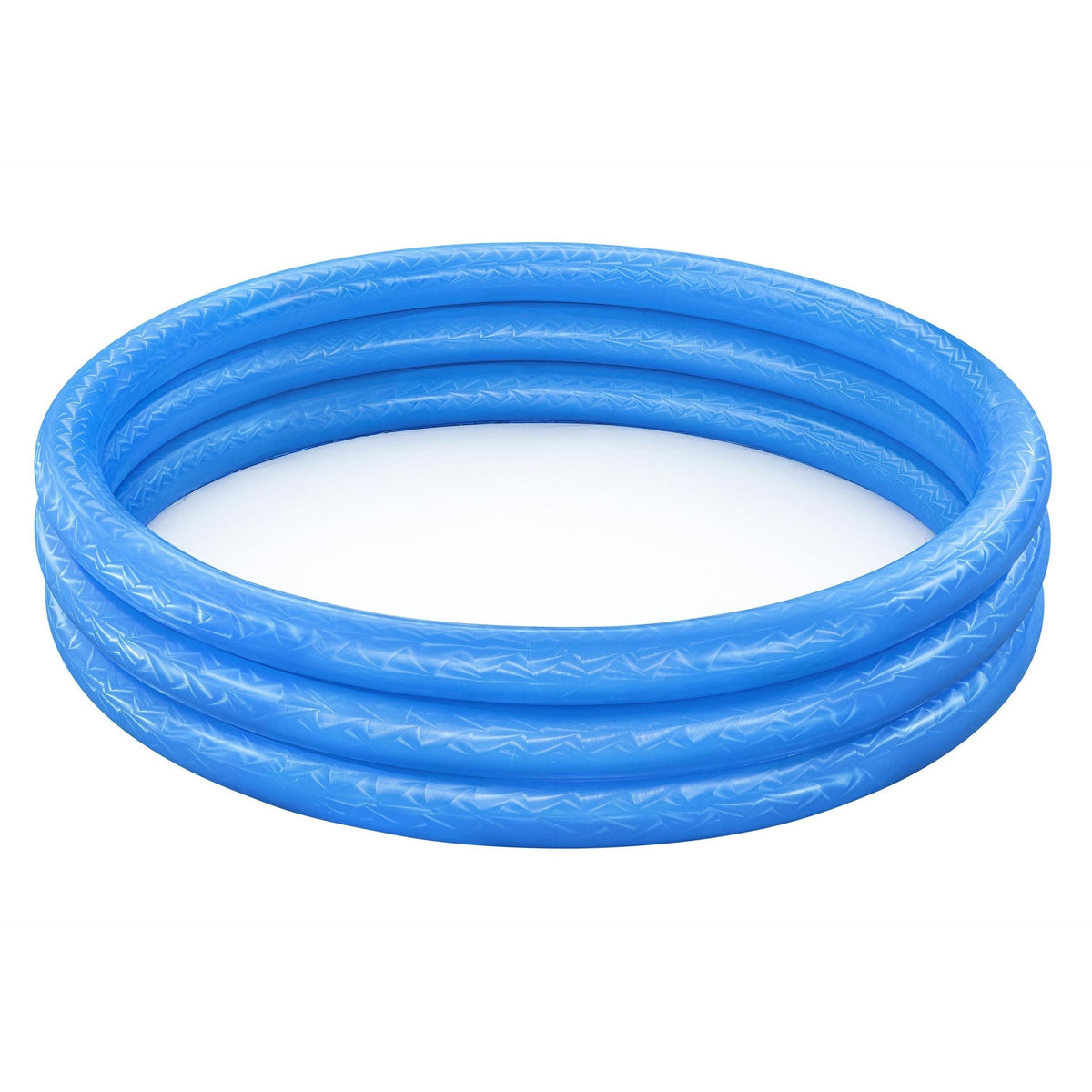 Inflatable 3-Ring Pool, 5-ft x 12-in, Assorted Colours