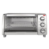 Toaster Oven with Natural Convection, Stainless Steel, 4-Slice