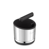 Knock Box 10, Compact, Brushed Stainless Steel