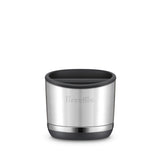 Knock Box 10, Compact, Brushed Stainless Steel